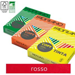 CARTA COPY TINTA A4 160gr 250fg col.forti ROSSO FABRIANO