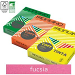 CARTA COPY TINTA A4 160gr 250fg col.forti FUCSIA FABRIANO