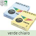 CARTA COPY TINTA A4 160gr 250fg col.tenui VERDE CHIARO FABRIANO