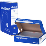 SCATOLA 4x100 BUSTE FORATE 22X30 LUCIDA OFFICE OXFORD SMART ESSELTE