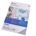 GBC 100 COPERTINE HI-CLEAR 300MIC A4 TRASPARENTE NEUTRO