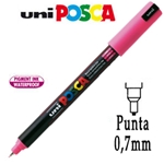 Marcatore UNI POSCA Pen PC1M p.extra fine 0,7mm rosa UNI MITSUBISHI
