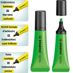 Evidenziatore STABILO NEON verde 72/33