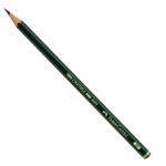 FABER-CASTELL MATITA GRAFITE CASTELL 9000 2B esagonale FABER CASTELL