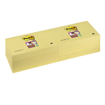 BLOCCO 90foglietti Post-it SuperSticky Giallo Canary 76x127mm 655-12SS-CY