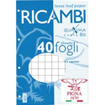 RICAMBI FORATI A5 5MM 80GR QUAXIMA 40FG 80GR PIGNA