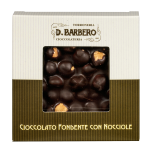 D. Barbero Tavoletta di cioccolato fondente con nocciole 120gr in astuccio -stagionale