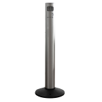 Posacenere da esterno in alluminio verniciato inox satinato Stilcasa