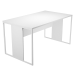 ARTEXPORT SCRIVANIA SINGOLA 180X80cm BIANCO - gamba BIANCO - ESSENCE