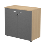 ARTEXPORT Armadio contenitore basso struttura rovere / ante antracite ESSENCE