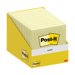 Cf. 10 blocchetti c/film 100fg Post-itÂ® Notes 6820-CY-W10 76x76mm giallo canary