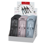 FABER-CASTELL Expo 15 compassi quick Stream colori assortiti Faber Castell