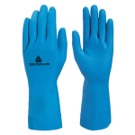 Guanti chimici VE440 per acidi e industria alimentare blu tg 6/7 Deltaplus
