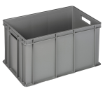 Cassa industriale Europa 60x40x32cm 64L grigio Mobil Plastic