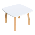 Tavolino attesa Woody bianco Paperflow
