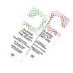 Conf da 20 appendiporta hotel ''non disturbare'' cartoncino plastificato Leone