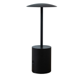King Collection Lampada da tavolo Rocket a LED in alluminio nero