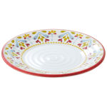 Piatto piano Linea CorfU' D18x1,8cm melamina Leone