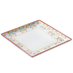 Piatto quadrato Linea CorfU' 17x17x2cm melamina Leone