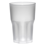 Conf. 5 Bicchieri Granity 400ml in PP satinato Leone