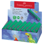 FABER-CASTELL Expo 15 gomma triangolare dinosauro colori assortiti Faber Castell