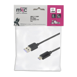 MKC Cavo USB 2.0 100W 480Mbps con connettori A-C - 1mt