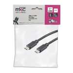 MKC Cavo USB 2.0 100W 480Mbps con connettori C-C - 2mt