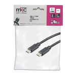 MKC Cavo USB 3.0 100W 5Mbps con connettori C-C - 4mt