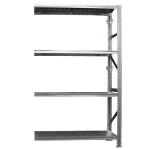 Kit estensione per scaffale industriale in acciaio 120x50cm H200cm Tecnotelai
