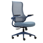 Seduta operativa ergonomica Aurora CHLN18 c/braccioli regolabili blu Unisit