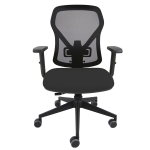 Seduta operativa Fiamma FLA c/braccioli regolabili nero Unisit