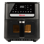 Friggitrice ad aria a due altezze 6,5L 28,5x30,5x38cm nero Girmi