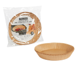 PERFETTO Conf 25 Vaschette cartaforno per friggitrice ad aria in busta D20cm x H4,5cm ava