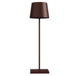No Brand Lampada da tavolo 851 ricaricabile 8xH30cm metallo marrone Palmina