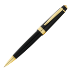 Penna sfera Bailey Light punta F fusto nero/oro Cross