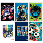 Maxiquaderno A4 40fg+2 80gr 5mm c/margine Bambino BM