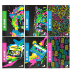 Maxiquaderno A4 36fg+2 100gr rigo di 3a Be More FLUO BM