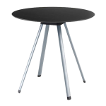 Unisit Tavolo bar basso Tapas TAVTA rotondo nero