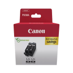 CANON SCATOLA 2 CARTUCCIA TWIN PACK NERA PGI-525BK BLISTER