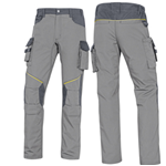 DELTAPLUS PANTALONE da LAVORO Mach 2 grigio ch./grigio sc. Tg. L