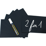 Set 10 TAG nere 15x21cm (A5 Securit