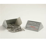 SCATOLA 50 FERMANGOLI ZENITH 815 Acciaio inox 100