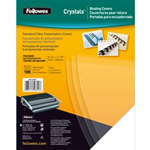 FELLOWES 100 COPERTINE CLEAR PVC 150MIC A4 TRASPARENTE NEUTRO