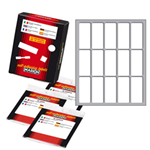 Etichetta adesiva bianca 46x20mm (10fogli x 15etichette Markin