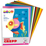 GOMMA CREPP CONF. DA 10 FOGLI 20X30CM IN COLORI ASSORTITI CWR