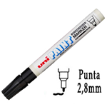 Marcatore UNI PAINT PX20 punta conica 2,8mm nero UNI MITSUBISHI