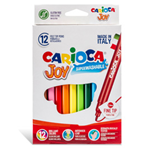 SCATOLA 12 PENNARELLI JOY LAVABILI COLORI ASSORTITI CARIOCA