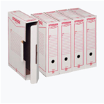 KING MEC Scatola archivio STORAGE (1601) A4 85x315x223mm REXEL