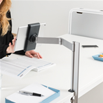 "SUPPORTO TABLET 7-13"" da BANCO con BRACCIO Tablet Holder Clamp Durable"