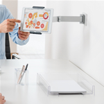 "SUPPORTO TABLET 7-13"" da PARETE con BRACCIO Tablet Holder Wall Arm Durable"